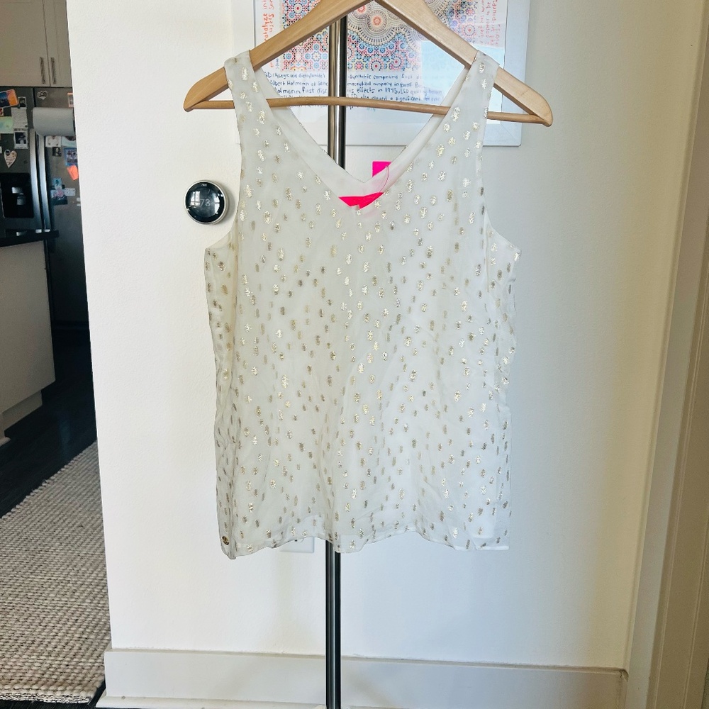 NWT Lily Pulitzer Florin Top, Size XS